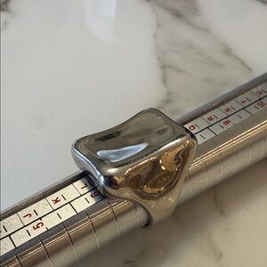 RLM Studios Sterling silver modernist ring, size 7